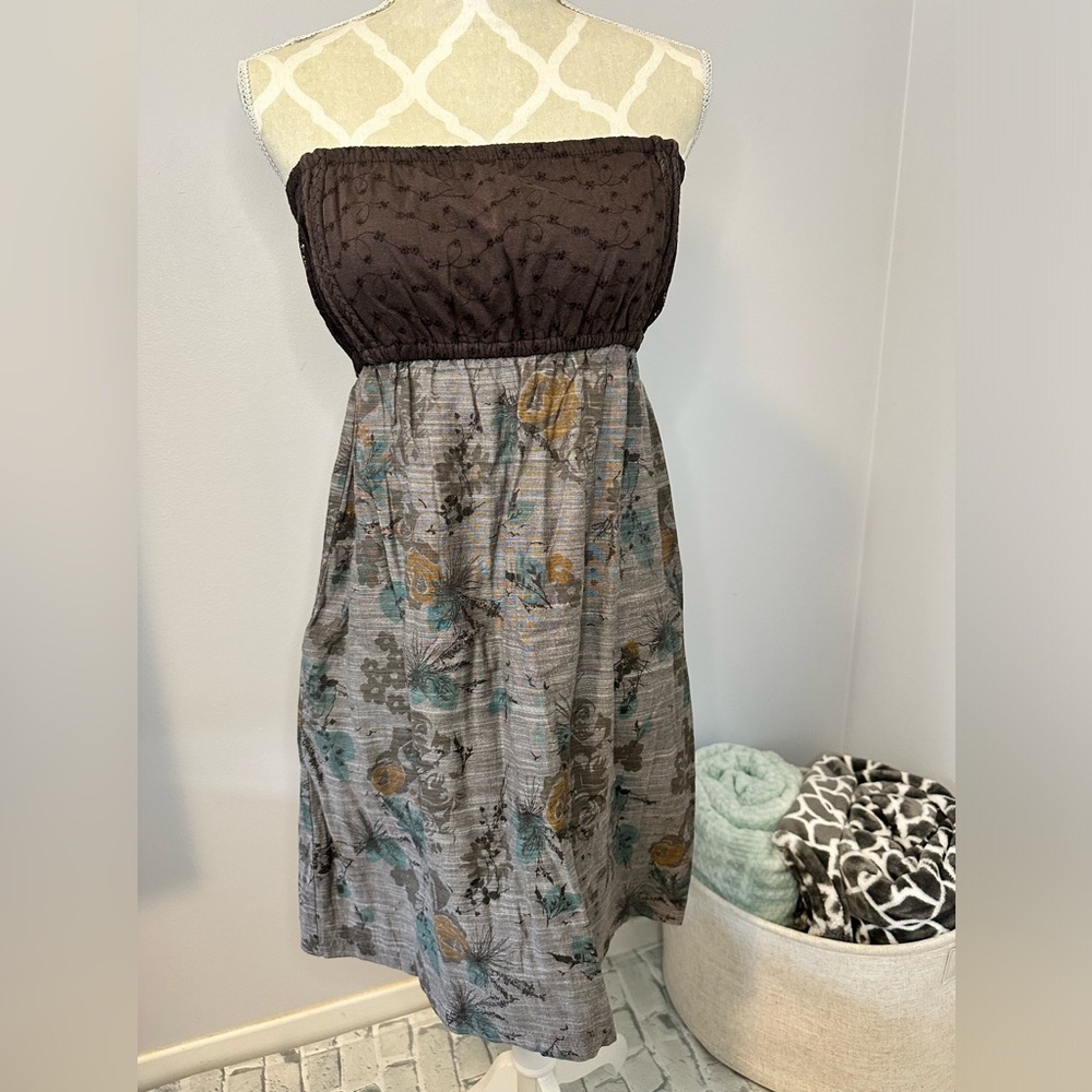 ELEMENT STRAPLESS DRESS